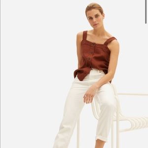 Everlane Linen Picnic Top